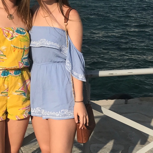 strapless romper - Picture 1 of 4